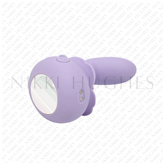 Lilac Licks Rechargeable Flicking Tongue and Rotating G-Spot Stimulator Silicone Vibrator