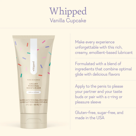 Whipped - Creamy Lubricant Vanilla Cupcake