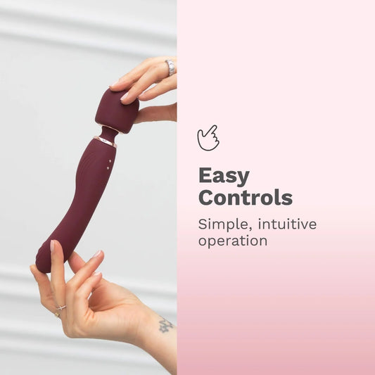 Le Wand Flat Top Fusion G Double-Ended Petite Wand Vibrator