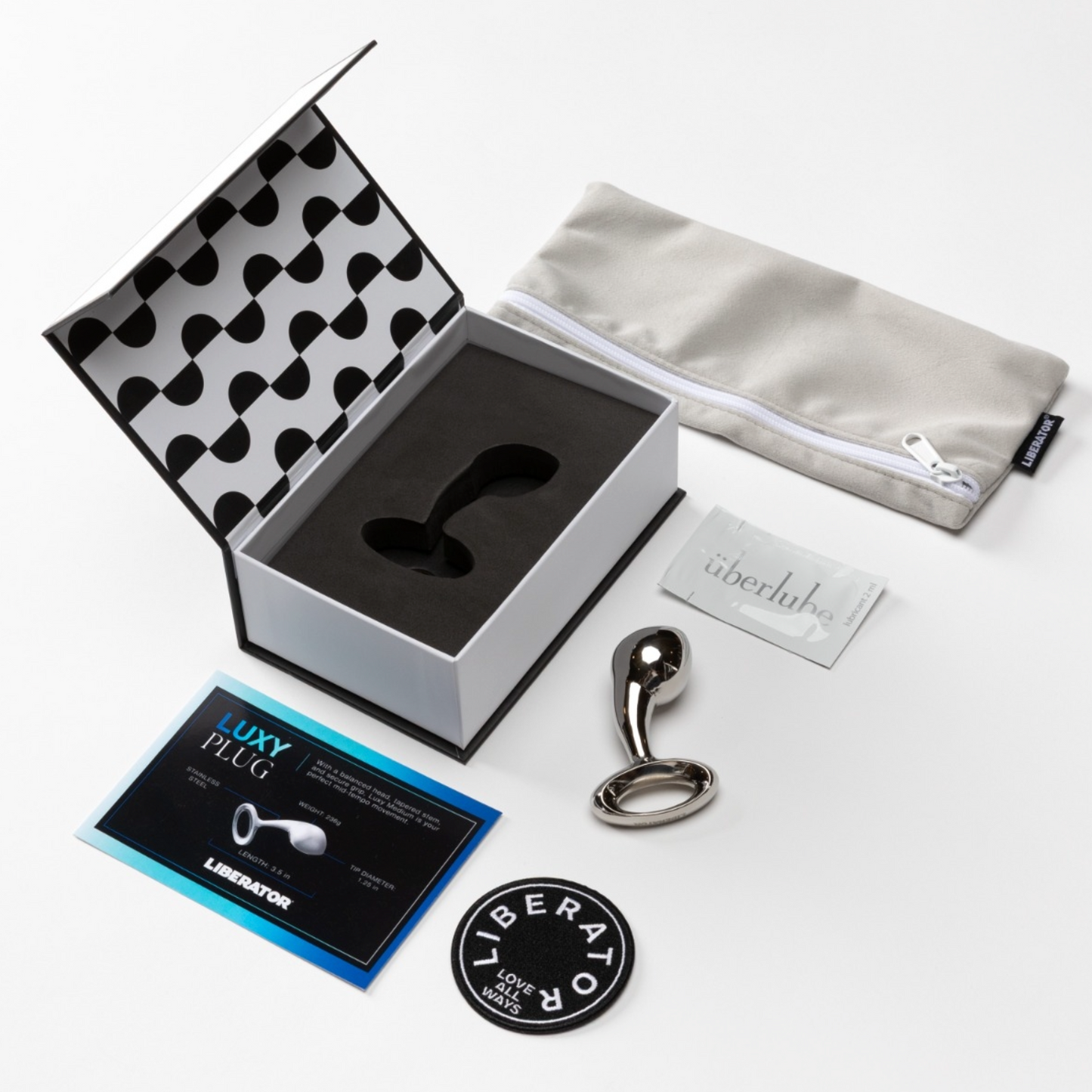 Luxy Medium Stainless Steel Plug