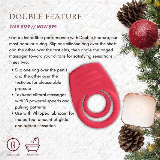 FLASH SALE - Double Feature (Double C-Ring) Pleasure Bundle