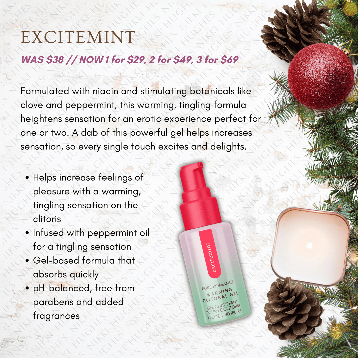 FLASH SALE - Excitemint - Warming Gel (Gel with warm effect)