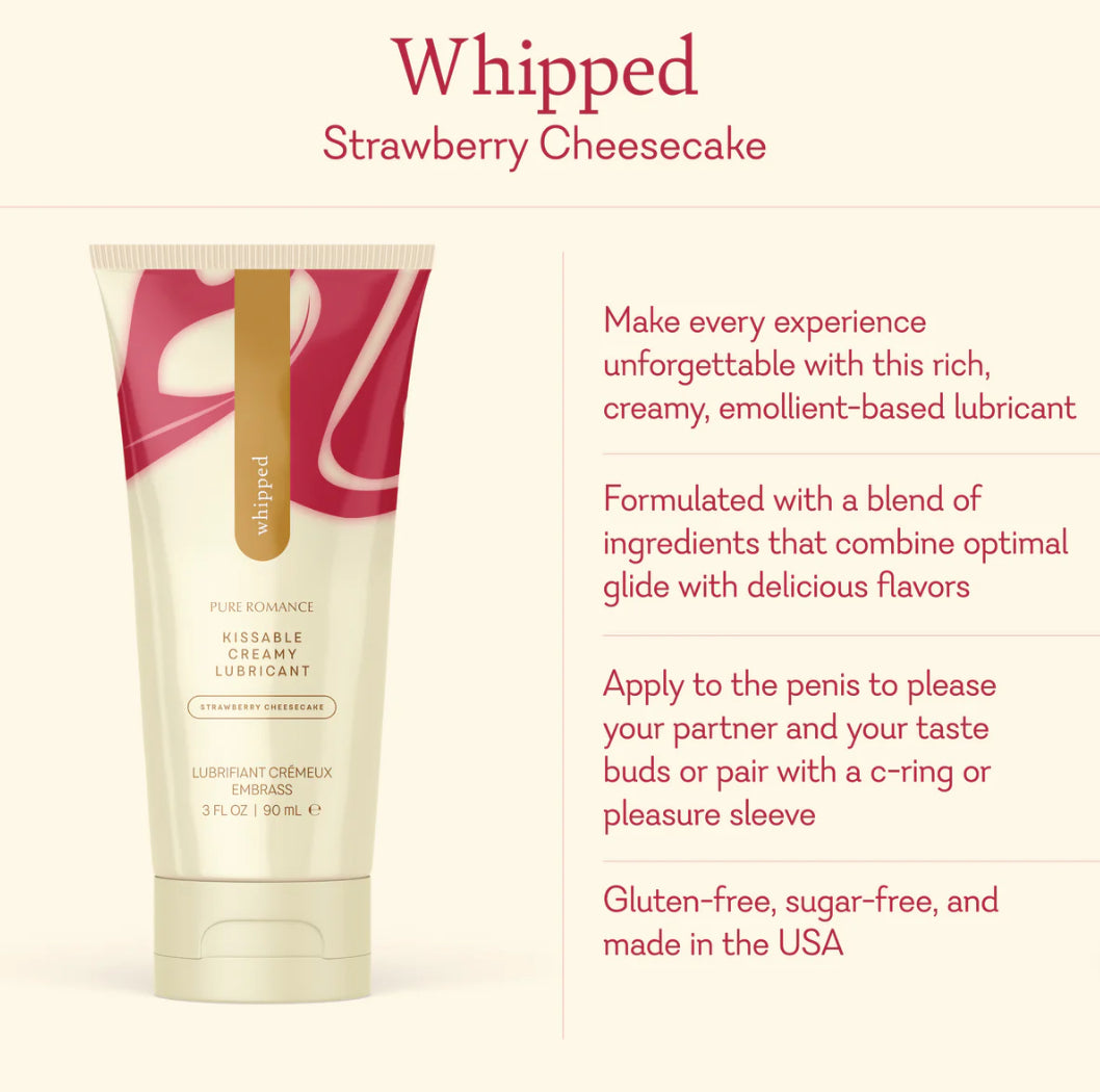 Whipped - Creamy Lubricant Strawberry Cheesecake