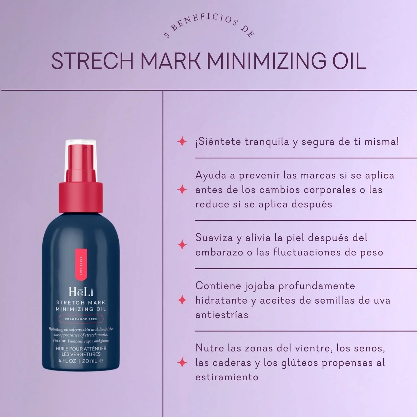 Hēli - Stretch Mark Minimizing Oil