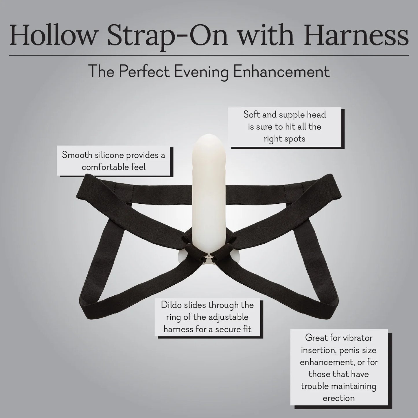 Hollow Strap-On With Harnesscopy