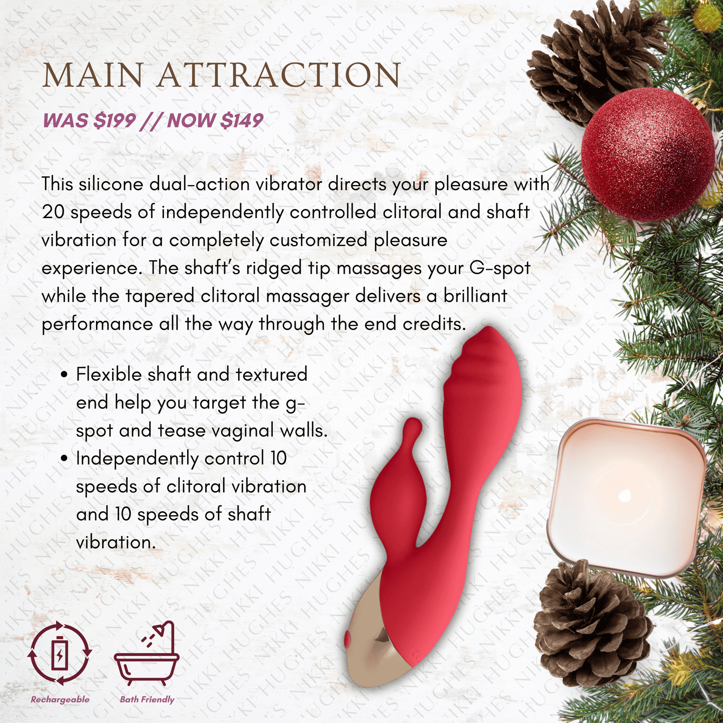 FLASH SALE - Main Attraction Dual Action Vibrator