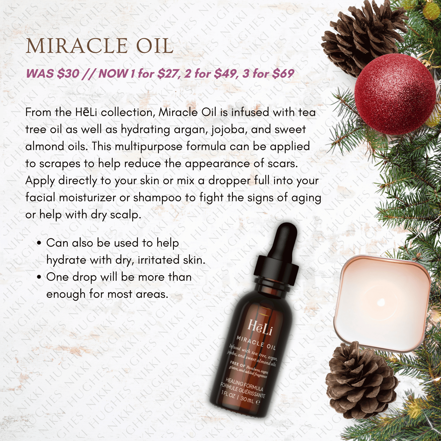 FLASH SALE - HēLi Essential Oil - Miracle Oil