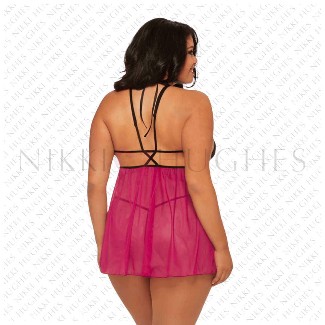 Strappy Shear Babydoll OS