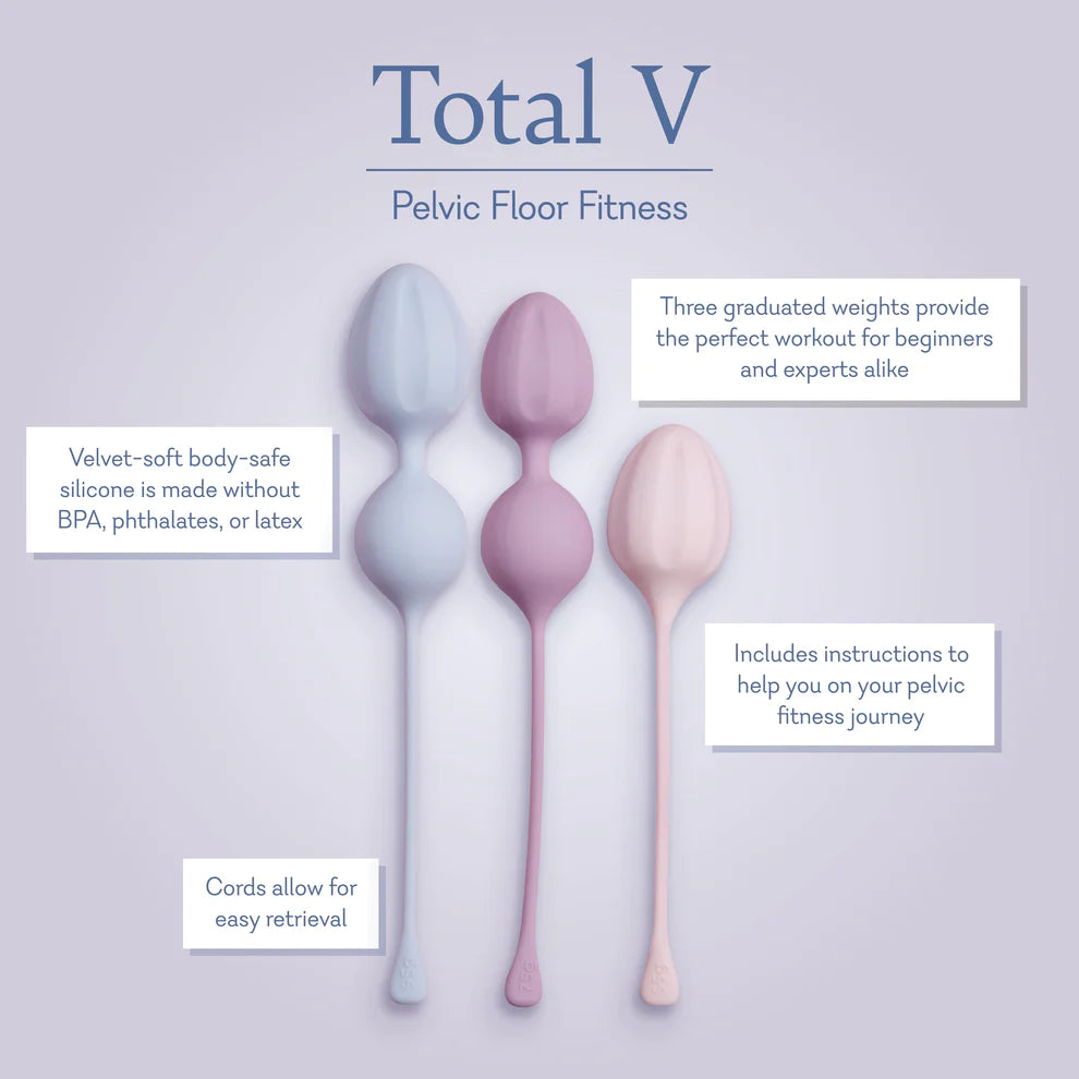 Total V Pelvic Floor Fitness KEGEL EXERCISE SET