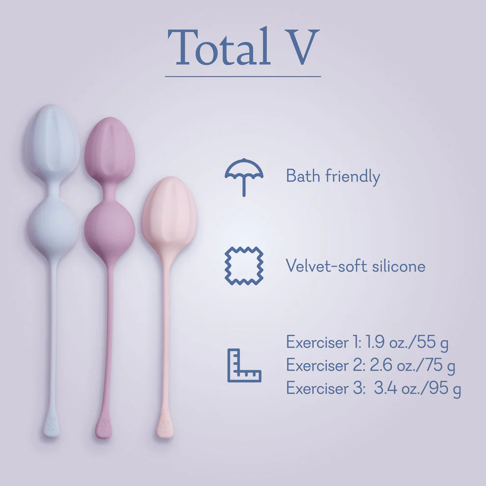 Total V Pelvic Floor Fitness KEGEL EXERCISE SET