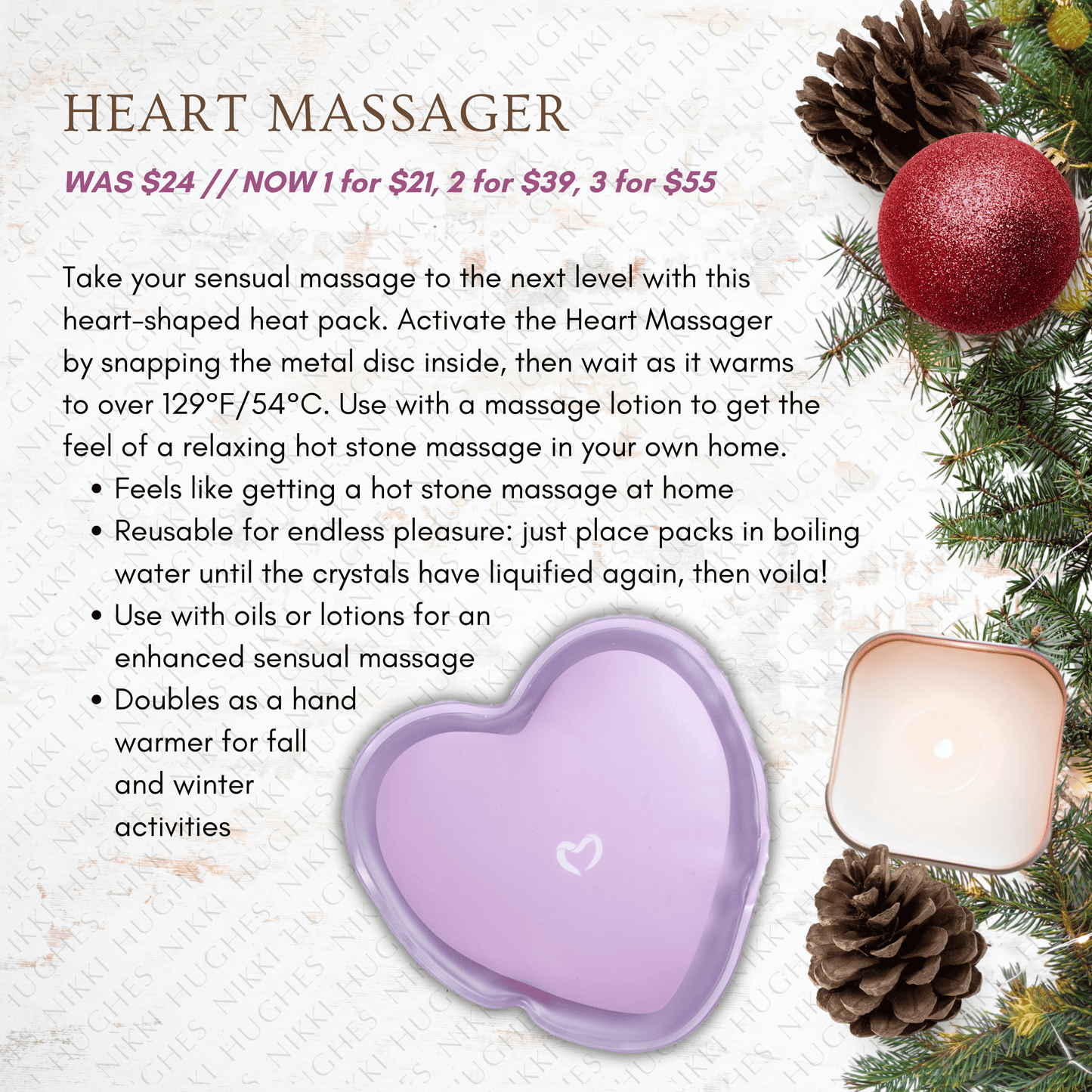 FLASH SALE - Heart Massager Heat