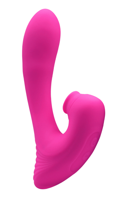 Unraveled (dual action vibrator with stimulator)