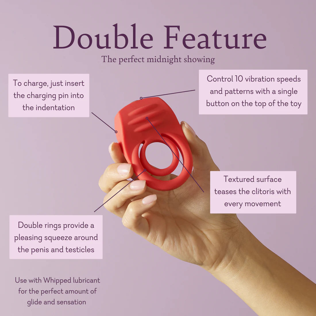 FLASH SALE - Double Feature (Double C-Ring) Pleasure Bundle