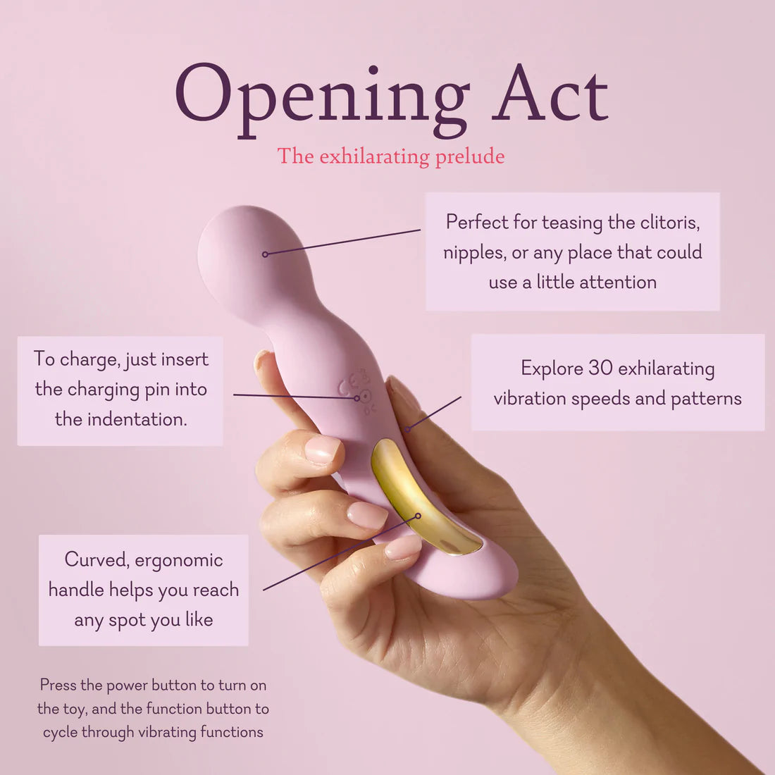 FLASH SALE - Opening Act (30 Function Vibrator)