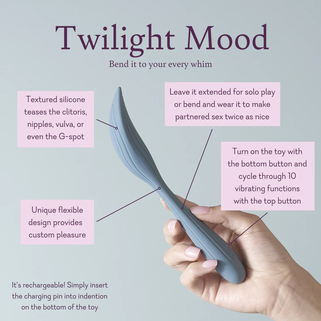 Twilight Mood (Flexible Wand Vibrator)