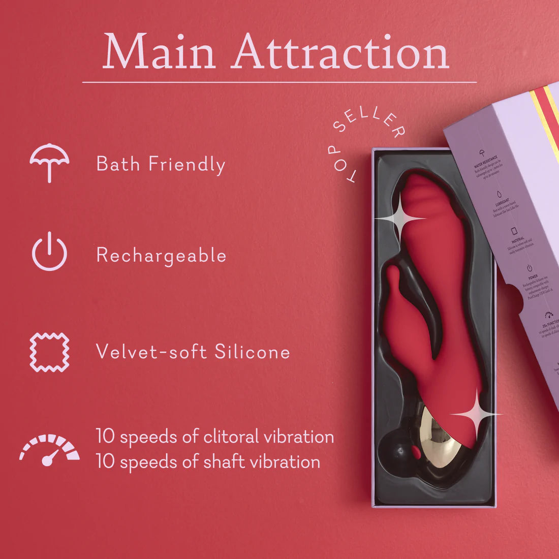 Main Attraction Dual Action Vibrator